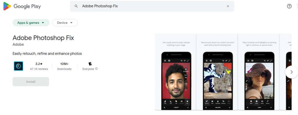 Adobe Photoshop Fix - Portrait ক্যাটাগরির ছবি ইডিটের জন্য সেরা অ্যাপস