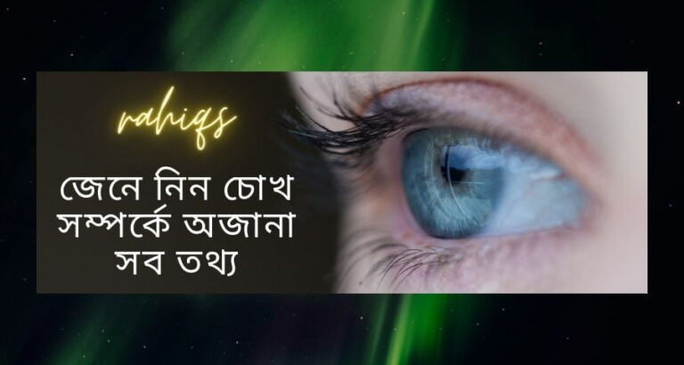 চোখ সম্পর্কে অজানা সব তথ্য